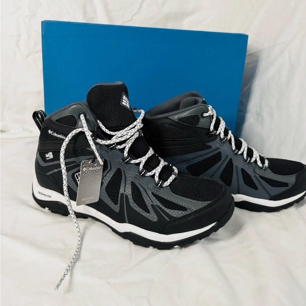 Columbia Black and Gray Athletic Trail Shoes